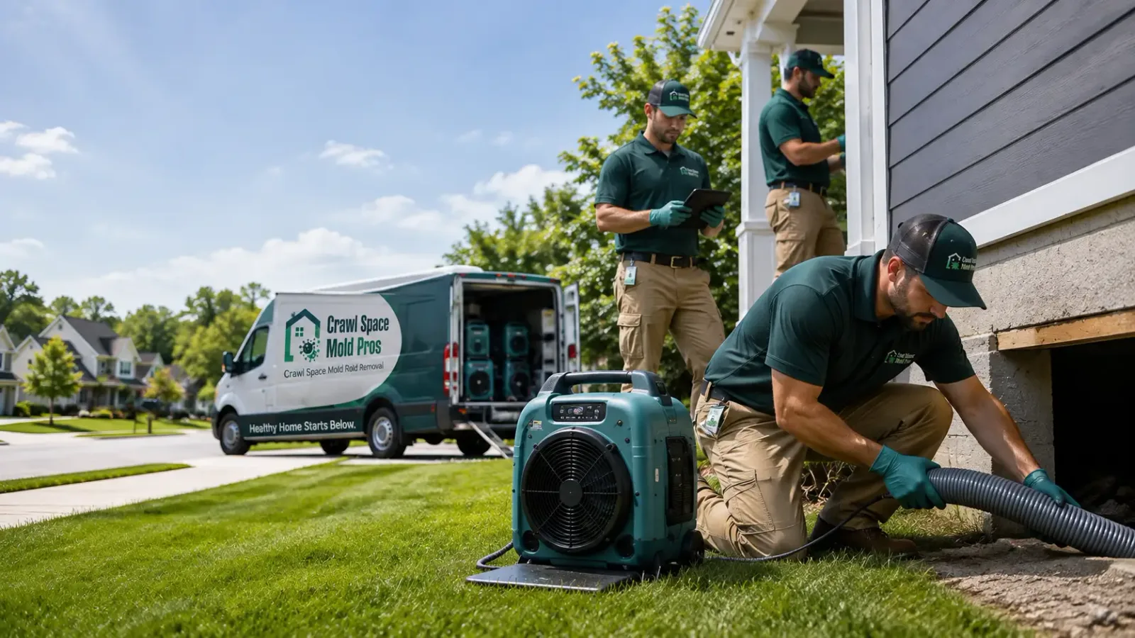 Crawl Space Mold Removal in Rockland, DE